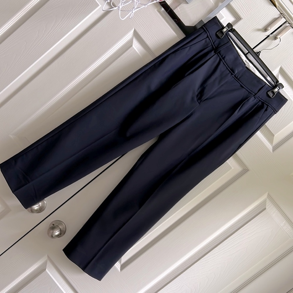 J Crew Lined, Wool Blend Ankle Pant